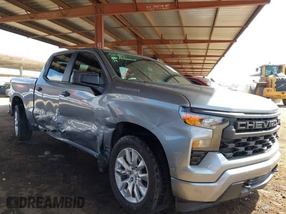 2024 Chevrolet Silverado 1500 Custom с VIN 1GCPABEK6RZ190333, выставлен на аукционе IAAI как лот 43278166 с пробегом 38 434 миль миль и . История ставок и продаж доступна на DreamBid. Изображение 1.