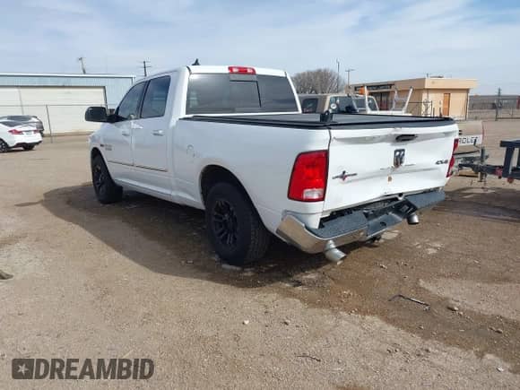 2015 Ram 1500 Big Horn with VIN 1C6RR7TM5FS741334, listed as a IAAI auction lot 41594096 with 109,433 mi miles and . Bid and sale history available at DreamBid. Image 3.