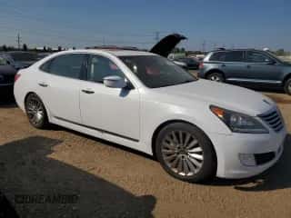 2014 Hyundai Equus Ultimate z VIN KMHGH4JH8EU084860, wystawiony jako Copart lot #81154785 z przebiegiem 161 050 mil mil oraz Czysty tytuł • Clean title. Historia ofert i sprzedaży dostępna na DreamBid. Obrazek 4.