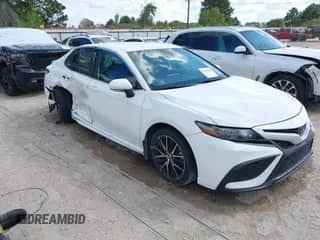2023 Toyota Camry SE with VIN 4T1G11AKXPU755740, listed as a IAAI auction lot 43464689 with 35,445 mi miles and . Bid and sale history available at DreamBid. Image 1.