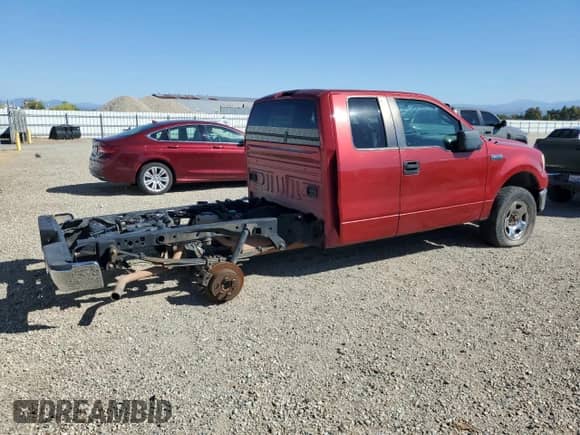 2007 Ford F-150 STX with VIN 1FTRX14W67FA80757, listed as a Copart auction lot 81776795 with Not provided miles and Salvage title. Bid and sale history available at DreamBid. Image 3.