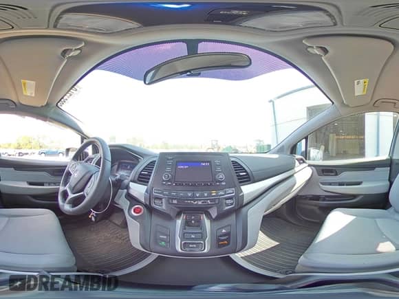 2018 Honda Odyssey LX with VIN 5FNRL6H26JB084304, listed as a Copart auction lot 81229585 with 110,204 mi miles and Salvage title. Bid and sale history available at DreamBid. Image 15.