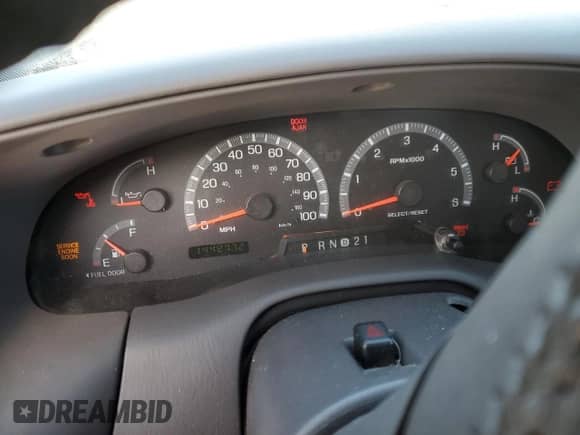 2003 Ford F-150 XL with VIN 2FTRX08L33CA22976, listed as a Copart auction lot 84183944 with 144,277 mi miles and Salvage title. Bid and sale history available at DreamBid. Image 9.