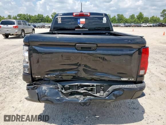 2023 Chevrolet Colorado 2WD LT with VIN 1GCGSCECXP1218612, listed as a Copart auction lot 67797285 with 23,540 mi miles and Salvage title. Bid and sale history available at DreamBid. Image 6.