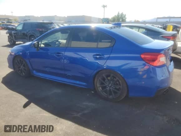 2018 Subaru WRX Limited with VIN JF1VA1F69J9818222, listed as a Copart auction lot 72041265 with 76,075 mi miles and Salvage title. Bid and sale history available at DreamBid. Image 2.