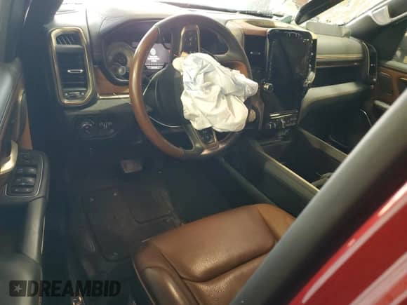 2022 Ram 1500 Longhorn with VIN 1C6SRFKT2NN377066, listed as a Copart auction lot 56282095 with 31,429 mi miles and Salvage title. Bid and sale history available at DreamBid. Image 8.