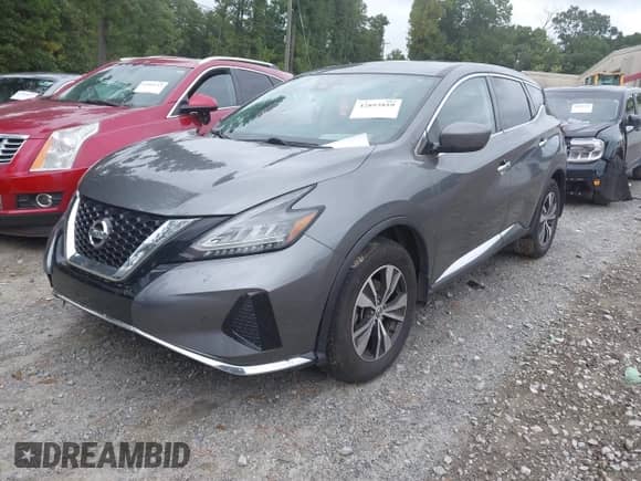 2021 Nissan Murano S with VIN 5N1AZ2AS8MC142778, listed as a IAAI auction lot 42893810 with 158,364 mi miles and . Bid and sale history available at DreamBid. Image 21.
