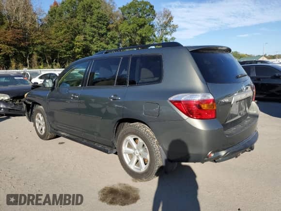 2008 Toyota Highlander with VIN JTEES41A982095006, listed as a Copart auction lot 85701305 with Not provided miles and Salvage title. Bid and sale history available at DreamBid. Image 2.