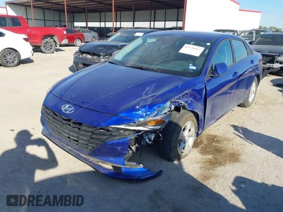 2023 Hyundai Elantra SE with VIN KMHLL4AG1PU596242, listed as a IAAI auction lot 43378567 with 25,135 mi miles and . Bid and sale history available at DreamBid. Image 6.
