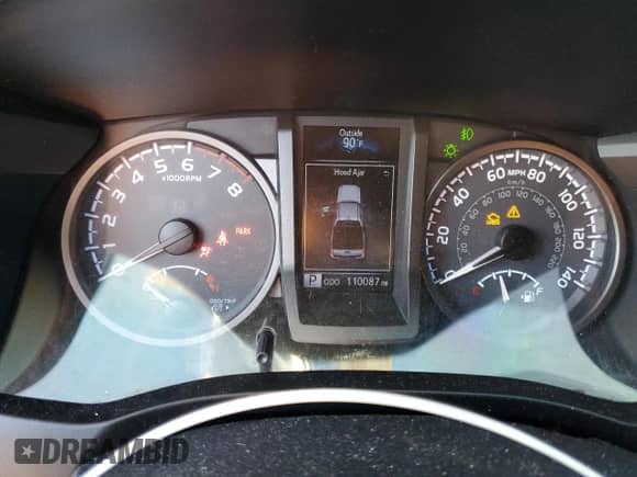 2017 Toyota Tacoma SR5 with VIN 3TMAZ5CN9HM035496, listed as a Copart auction lot 82316145 with 110,087 mi miles and Salvage title. Bid and sale history available at DreamBid. Image 9.