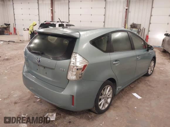 2013 Toyota Prius Two with VIN JTDZN3EU7D3203302, listed as a IAAI auction lot 43523528 with 223,102 mi miles and . Bid and sale history available at DreamBid. Image 4.