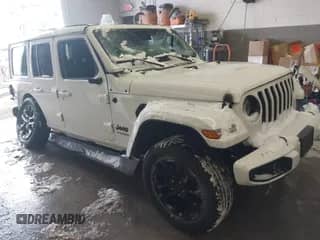 2022 Jeep Wrangler Unlimited Sahara с VIN 1C4HJXEN3NW222744, выставлен на аукционе IAAI как лот 41249285 с пробегом 43 780 миль миль и . История ставок и продаж доступна на DreamBid. Изображение 1.