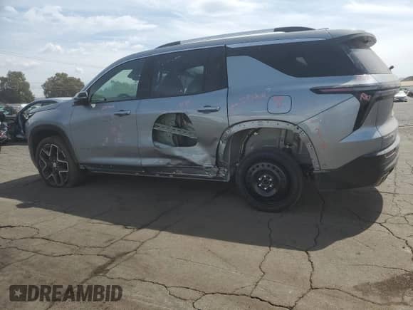 2025 Chevrolet Traverse FWD High Country z VIN 1GNERKRS2SJ188973, wystawiony jako Copart lot #80661205 z przebiegiem 6 785 mil mil oraz Nie do naprawy • Non repairable. Historia ofert i sprzedaży dostępna na DreamBid. Obrazek 2.