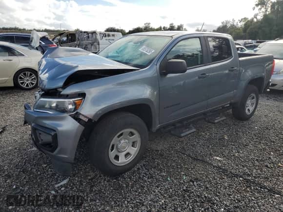 2021 Chevrolet Colorado 2WD Work Truck с VIN 1GCGSBENXM1222201, выставлен на аукционе Copart как лот 85576295 с пробегом 114 799 миль миль и На запчасти • Non repairable. История ставок и продаж доступна на DreamBid. Изображение 1.