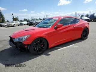 2013 Hyundai Genesis Coupe R-Spec с VIN KMHHT6KD2DU097984, выставлен на аукционе Copart как лот 71988354 с пробегом 100 491 миль миль и Списание • Salvage title. История ставок и продаж доступна на DreamBid. Изображение 1.