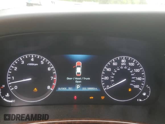 2014 Hyundai Equus Signature z VIN KMHGH4JH4EU085889, wystawiony jako Copart lot #50963365 z przebiegiem 188 993 mil mil oraz Szkoda całkowita • Salvage title. Historia ofert i sprzedaży dostępna na DreamBid. Obrazek 9.