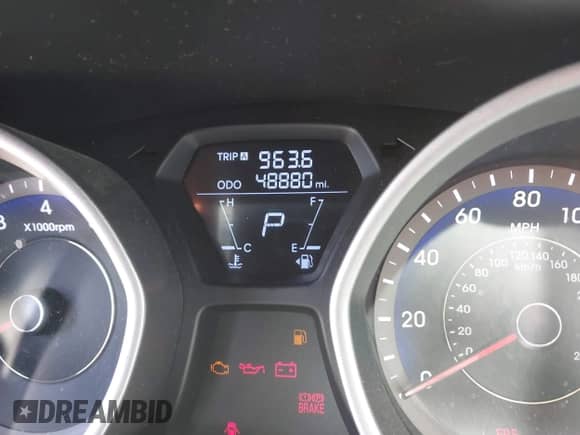 2012 Hyundai Elantra GLS with VIN KMHDH4AE1CU476018, listed as a IAAI auction lot 43102216 with 48,880 mi miles and . Bid and sale history available at DreamBid. Image 7.