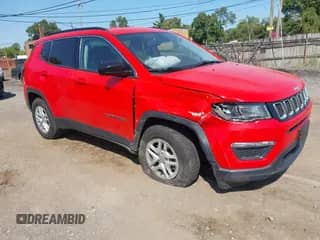 2019 Jeep Compass Sport с VIN 3C4NJDAB7KT630209, выставлен на аукционе IAAI как лот 43188239 с пробегом 66 800 миль миль и . История ставок и продаж доступна на DreamBid. Изображение 1.