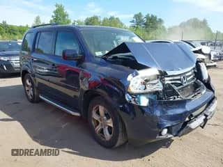 2013 Honda Pilot EX-L with VIN 5FNYF4H75DB063094, listed as a IAAI auction lot 42412032 with 128,725 mi miles and . Bid and sale history available at DreamBid. Image 1.