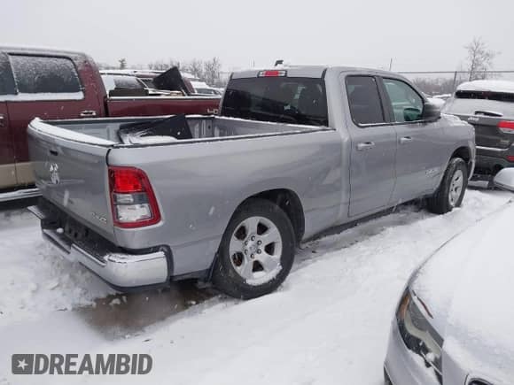 2022 Ram 1500 Big Horn with VIN 1C6RRFBG9NN374344, listed as a IAAI auction lot 41259324 with 81,846 mi miles and . Bid and sale history available at DreamBid. Image 4.