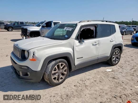 2018 Jeep Renegade Altitude with VIN ZACCJABB7JPG86886, listed as a Copart auction lot 80144975 with 65,437 mi miles and Salvage title. Bid and sale history available at DreamBid. Image 1.