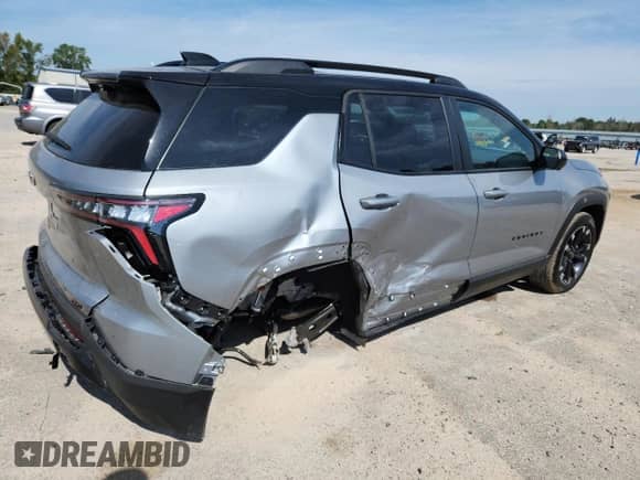 2026 Chevrolet Equinox FWD RS с VIN 3GNAXLEG8TL190989, выставлен на аукционе Copart как лот 80565405 с пробегом 497 миль миль и Списание • Salvage title. История ставок и продаж доступна на DreamBid. Изображение 3.