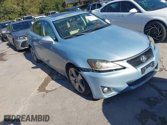 2011 Lexus IS 250 z VIN JTHBF5C26B5144013, wystawiony jako IAAI lot #43426338 z przebiegiem 176 579 mil mil oraz . Historia ofert i sprzedaży dostępna na DreamBid. Obrazek 1.