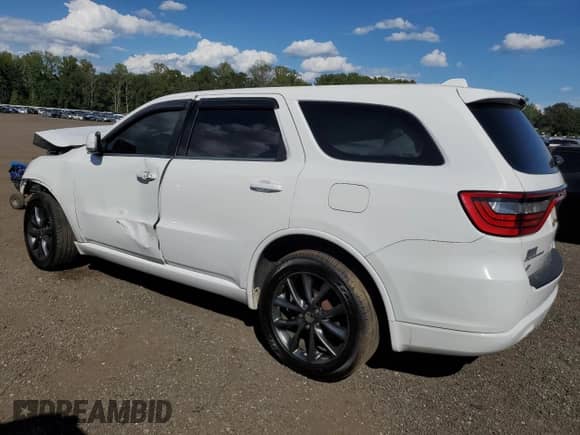 2018 Dodge Durango GT with VIN 1C4RDJDGXJC255215, listed as a Copart auction lot 70187935 with 89,950 mi miles and Salvage title. Bid and sale history available at DreamBid. Image 2.