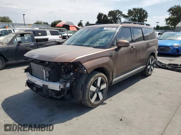 2024 Hyundai Santa Fe Limited with VIN 5NMP3DG15RH017160, listed as a Copart auction lot 70516985 with 26,863 mi miles and Salvage title. Bid and sale history available at DreamBid. Image 1.