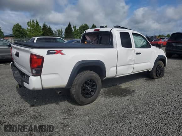 2022 Toyota Tacoma SR z VIN 3TYSZ5AN7NT079214, wystawiony jako Copart lot #56602005 z przebiegiem 78 413 mil mil oraz Szkoda całkowita • Salvage title. Historia ofert i sprzedaży dostępna na DreamBid. Obrazek 3.