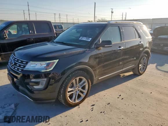 2017 Ford Explorer Limited z VIN 1FM5K7FH9HGB50399, wystawiony jako Copart lot #80117595 z przebiegiem 77 871 mil mil oraz Szkoda całkowita • Salvage title. Historia ofert i sprzedaży dostępna na DreamBid. Obrazek 1.