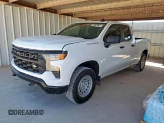 2023 Chevrolet Silverado 1500 Work Truck z VIN 1GCRDAED3PZ139526, wystawiony jako Copart lot #71287765 z przebiegiem 73 607 mil mil oraz Czysty tytuł • Clean title. Historia ofert i sprzedaży dostępna na DreamBid. Obrazek 1.