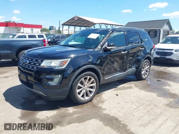 2017 Ford Explorer Limited z VIN 1FM5K8FH6HGA08419, wystawiony jako IAAI lot #43095817 z przebiegiem 79 398 mil mil oraz . Historia ofert i sprzedaży dostępna na DreamBid. Obrazek 2.