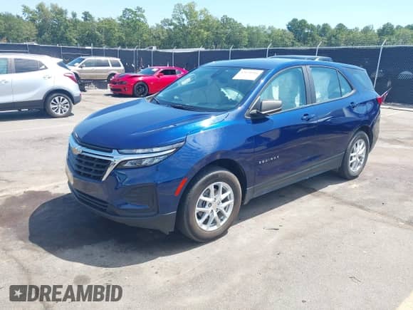 2023 Chevrolet Equinox LS with VIN 3GNAXHEG4PL101454, listed as a IAAI auction lot 43070981 with 39,637 mi miles and . Bid and sale history available at DreamBid. Image 17.
