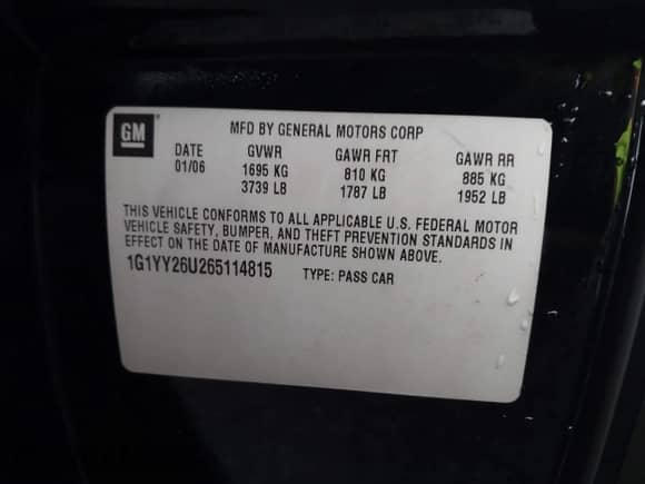 2006 Chevrolet Corvette с VIN 1G1YY26U265114815, выставлен на аукционе IAAI как лот 43363827 с пробегом 181 713 миль миль и . История ставок и продаж доступна на DreamBid. Изображение 9.