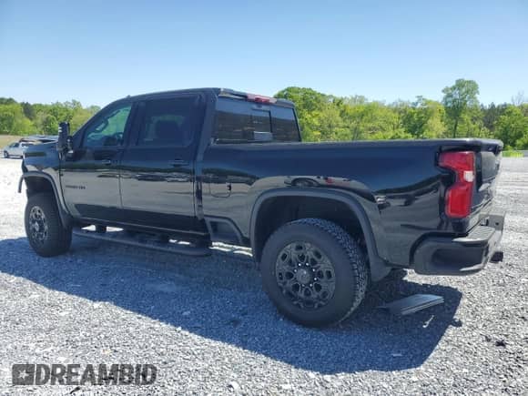2024 Chevrolet Silverado 3500HD LTZ with VIN 2GC4YUEY6R1172003, listed as a Copart auction lot 52870645 with 27,380 mi miles and Salvage title. Bid and sale history available at DreamBid. Image 2.