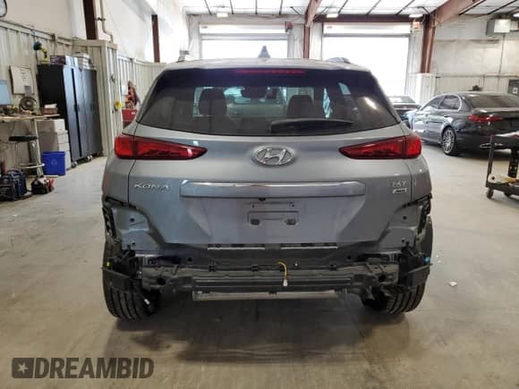 2020 Hyundai Kona Ultimate with VIN KM8K5CA57LU491830, listed as a Copart auction lot 71109265 with 40,656 mi miles and Salvage title. Bid and sale history available at DreamBid. Image 6.