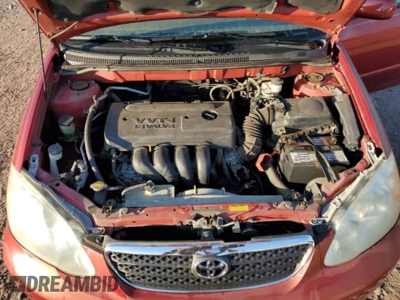 2005 Toyota Corolla CE z VIN 2T1BR32E45C383043, wystawiony jako Copart lot #81908785 z przebiegiem 55 609 mil mil oraz Szkoda całkowita • Salvage title. Historia ofert i sprzedaży dostępna na DreamBid. Obrazek 11.