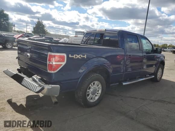 2011 Ford F-150 Lariat with VIN 1FTFW1ET3BFB67387, listed as a Copart auction lot 89565665 with 201,973 mi miles and Salvage title. Bid and sale history available at DreamBid. Image 3.