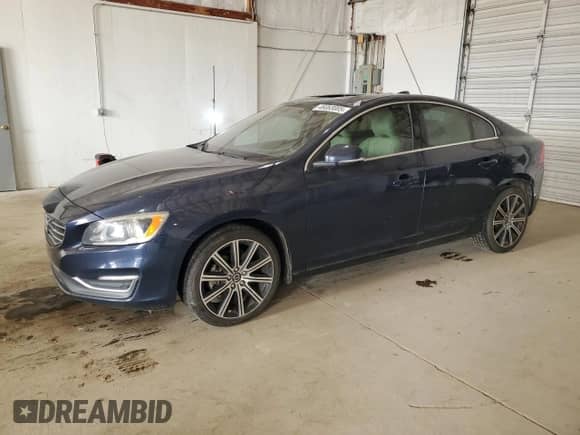 2015 Volvo S60 T6 Drive-E with VIN YV149MFK2F1341338, listed as a Copart auction lot 46083085 with 97,766 mi miles and Salvage title. Bid and sale history available at DreamBid. Image 1.