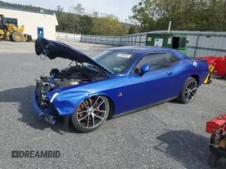 2018 Dodge Challenger R/T Scat Pack with VIN 2C3CDZFJ9JH279567, listed as a Copart auction lot 85705885 with 29,708 mi miles and Clean title. Bid and sale history available at DreamBid. Image 1.