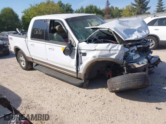 2002 Ford F-150 XLT с VIN 1FTRW08L12KD47929, выставлен на аукционе IAAI как лот 43347224 с пробегом Не указан миль и . История ставок и продаж доступна на DreamBid. Изображение 1.