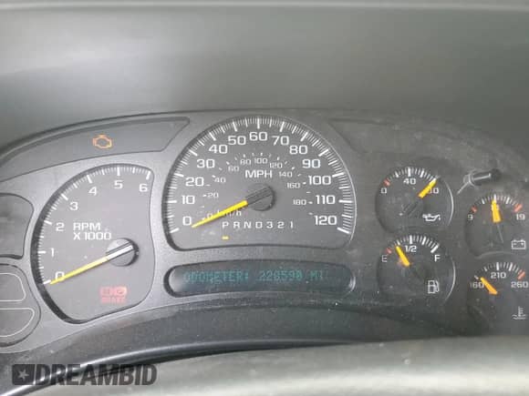 2006 Chevrolet Silverado 1500 Work Truck with VIN 1GCEC19V46Z174949, listed as a Copart auction lot 81719775 with 228,590 mi miles and Salvage title. Bid and sale history available at DreamBid. Image 9.