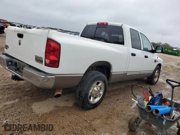 2009 Dodge 2500 SLT с VIN 3D7KR28L69G500316, выставлен на аукционе Copart как лот 79474034 с пробегом 272 568 миль миль и Списание • Salvage title. История ставок и продаж доступна на DreamBid. Изображение 3.