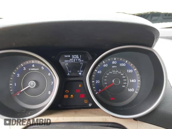 2011 Hyundai Elantra GLS with VIN KMHDH4AE9BU089585, listed as a IAAI auction lot 42463477 with 203,775 mi miles and . Bid and sale history available at DreamBid. Image 7.