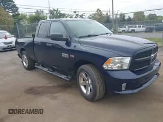 2014 Ram 1500 Express z VIN 1C6RR7FT9ES316930, wystawiony jako IAAI lot #43153526 z przebiegiem 161 350 mil mil oraz . Historia ofert i sprzedaży dostępna na DreamBid. Obrazek 1.