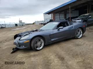 2013 Chevrolet Corvette 1LT with VIN 1G1YE3DW8D5107495, listed as a Copart auction lot 43550355 with Not provided miles and Salvage title. Bid and sale history available at DreamBid. Image 1.