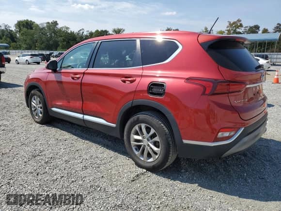 2019 Hyundai Santa Fe SE с VIN 5NMS2CAD5KH100247, выставлен на аукционе Copart как лот 81573075 с пробегом 48 329 миль миль и Списание • Salvage title. История ставок и продаж доступна на DreamBid. Изображение 2.