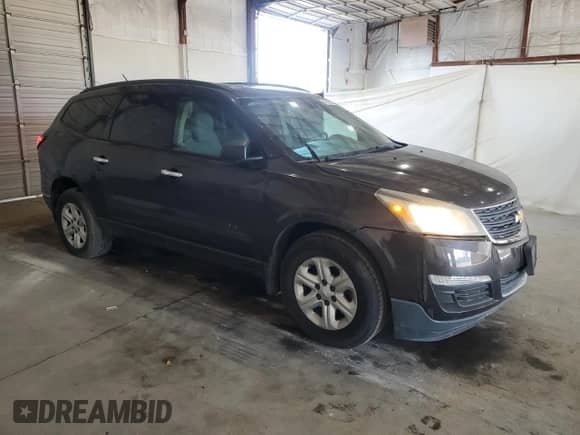 2014 Chevrolet Traverse LS with VIN 1GNKRFED2EJ274824, listed as a Copart auction lot 86553125 with 143,769 mi miles and Salvage title. Bid and sale history available at DreamBid. Image 4.