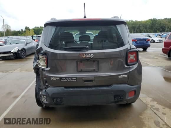 2018 Jeep Renegade Altitude with VIN ZACCJABB8JPG86993, listed as a Copart auction lot 85112585 with 129,975 mi miles and Salvage title. Bid and sale history available at DreamBid. Image 6.